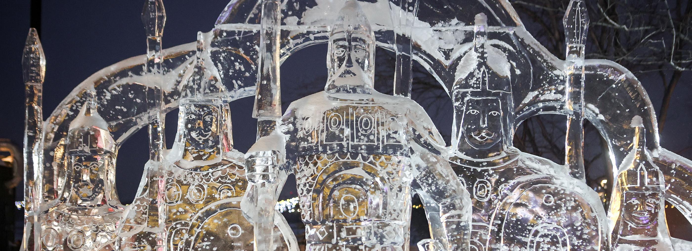 Ледовый городок по сказкам Пушкина откроют для посетителей 29 декабря