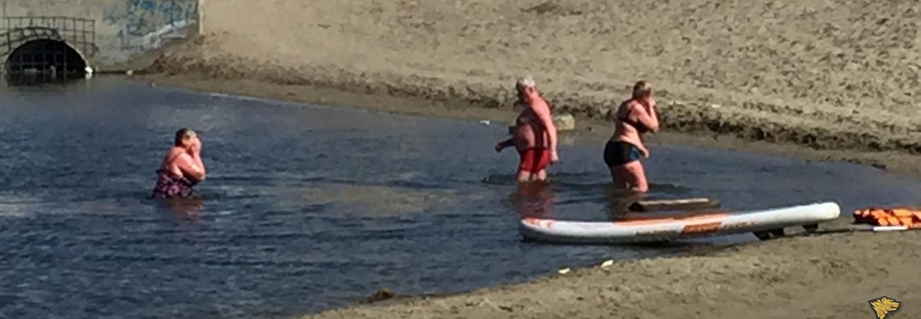 Новосибирцы открыли купальный сезон вопреки коронавирусу и погоде