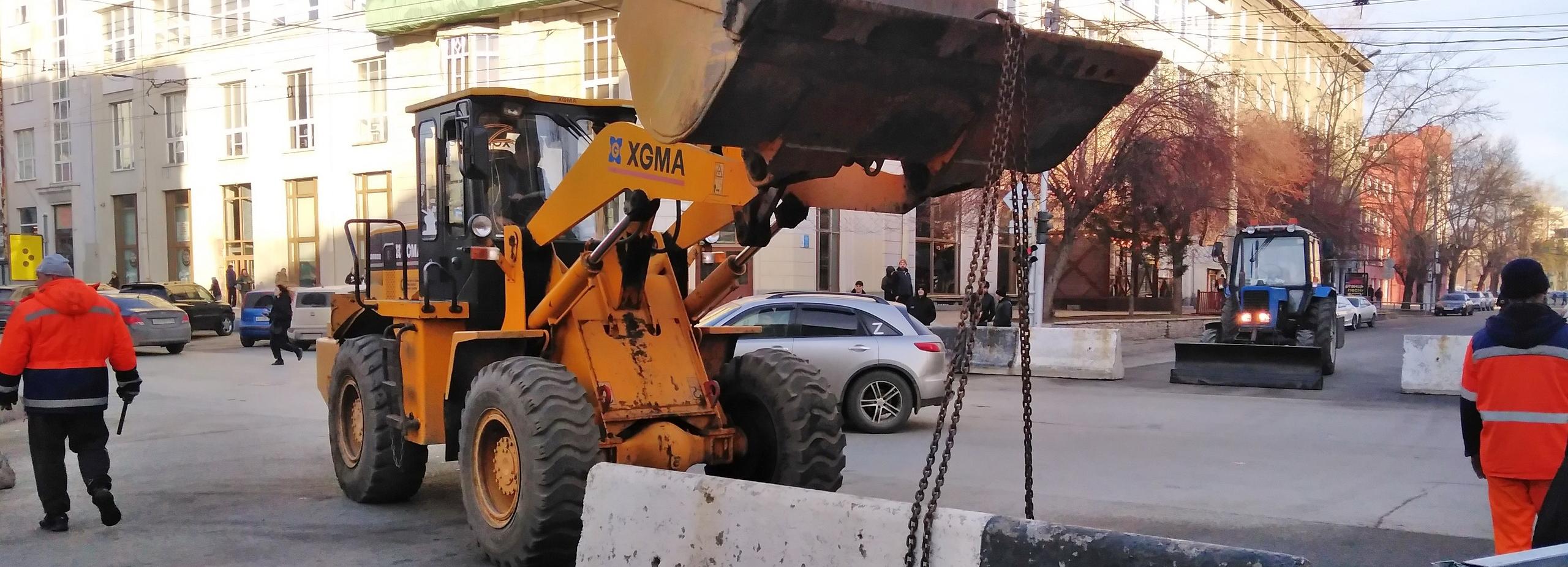 В Новосибирске улицу Ленина перекрыли до 10 февраля