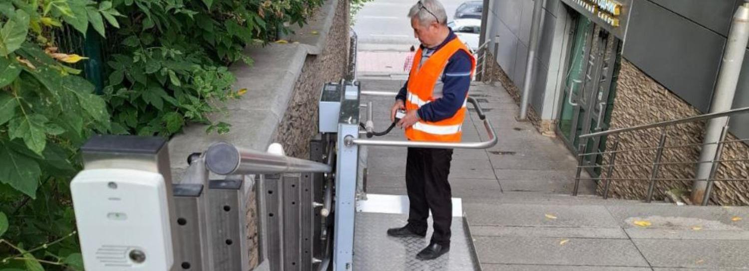 Ещё две платформы для инвалидов установят на «Гагаринской» в Новосибирске