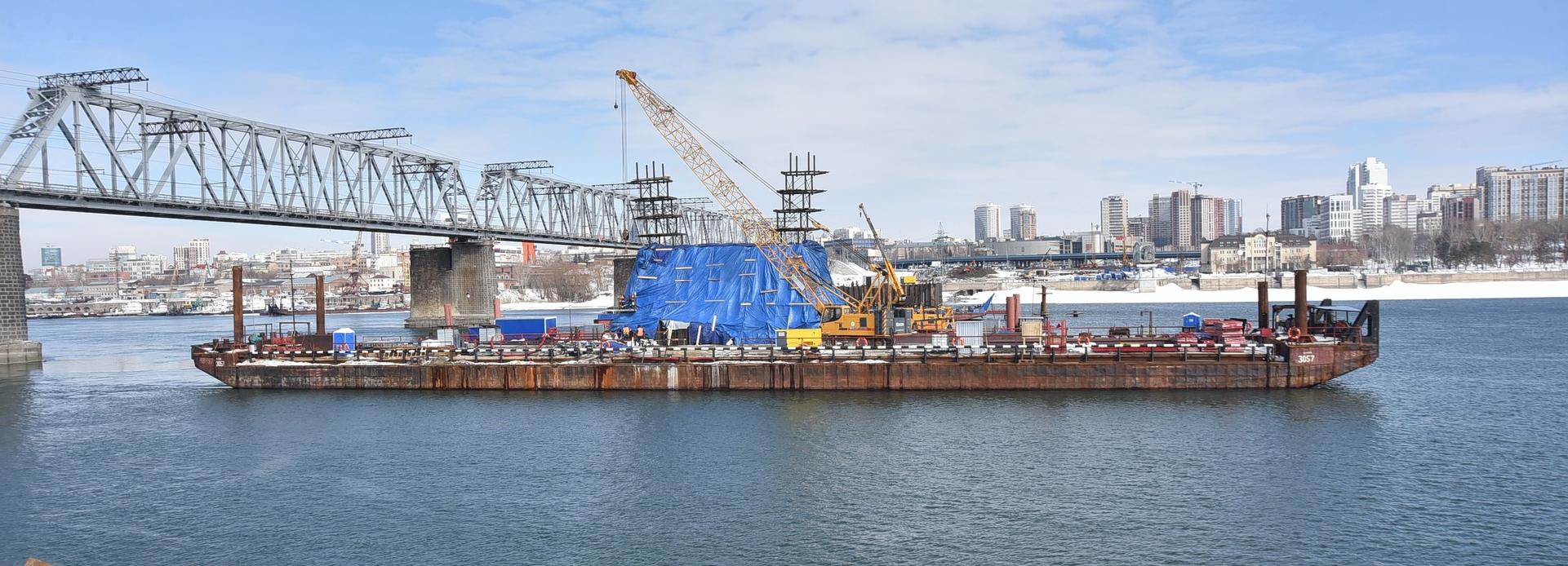 Четвёртый мост готовят к прохождению паводка в Новосибирске