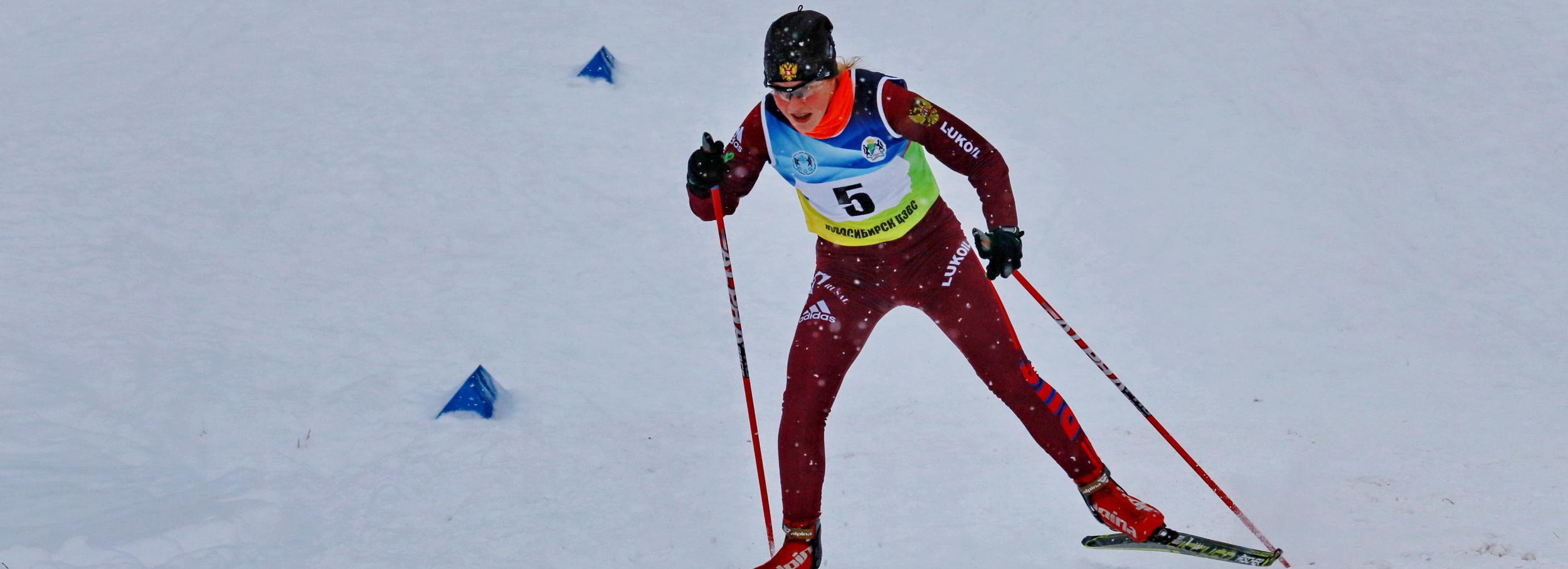 Лыжню впервые открыли в новосибирском парке «Арена»