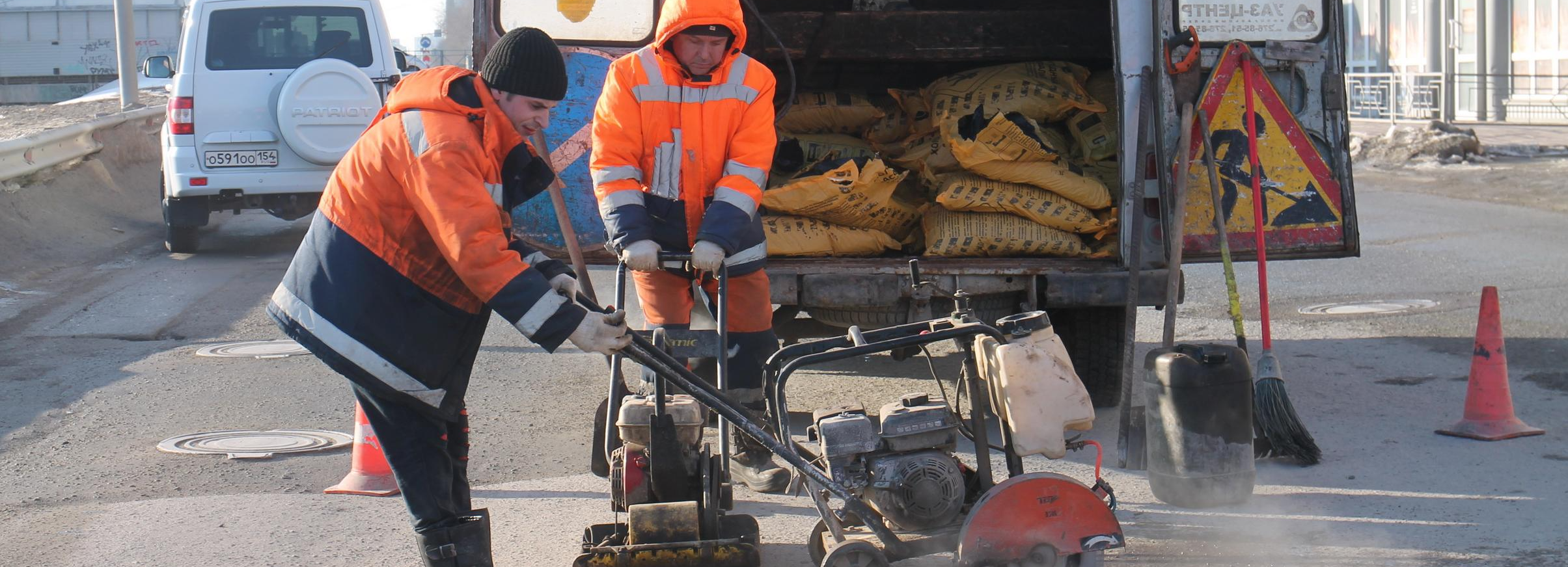 Текущий дорожный ремонт 5 мая в Новосибирске — список улиц