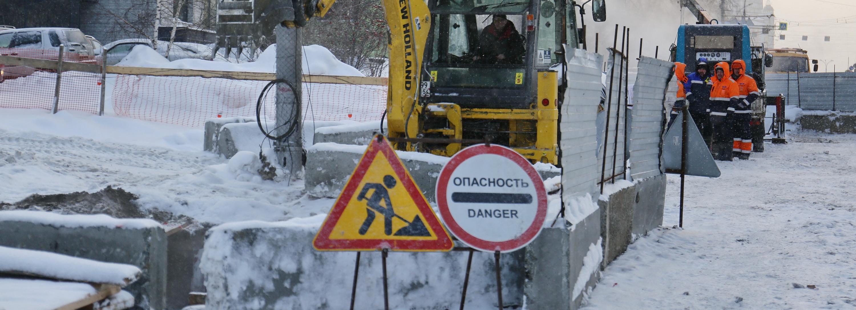 Автобусы снова пустили в объезд улицы Гидромонтажной на ОбьГЭСе