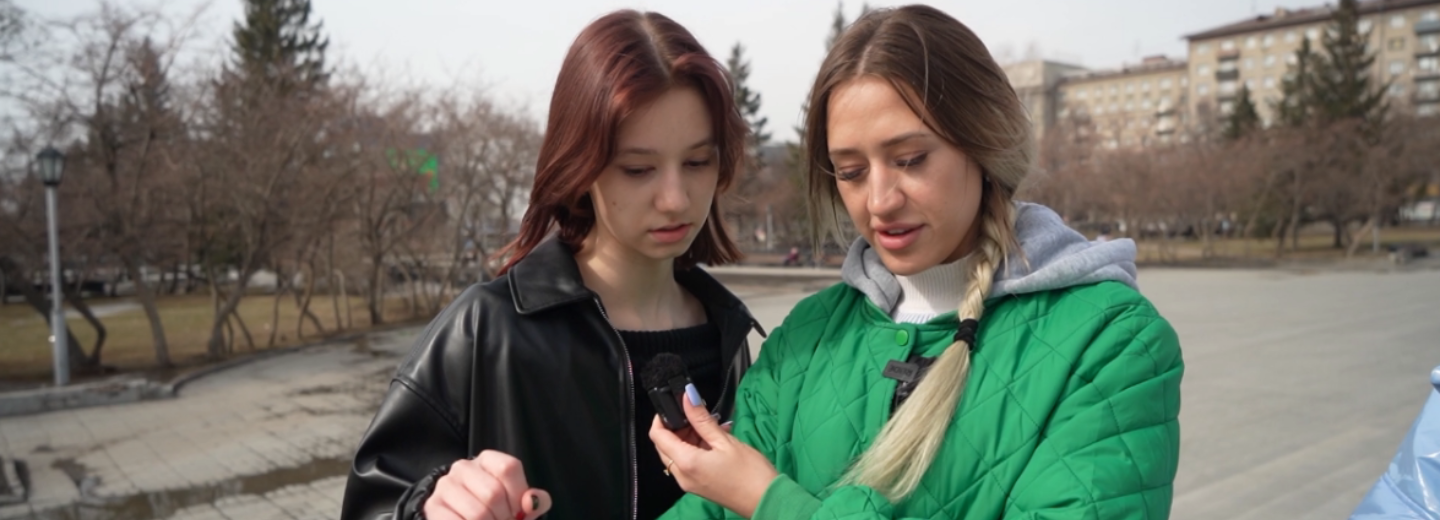 Прохожим задали вопросы на знание русского языка: видео с площади Ленина