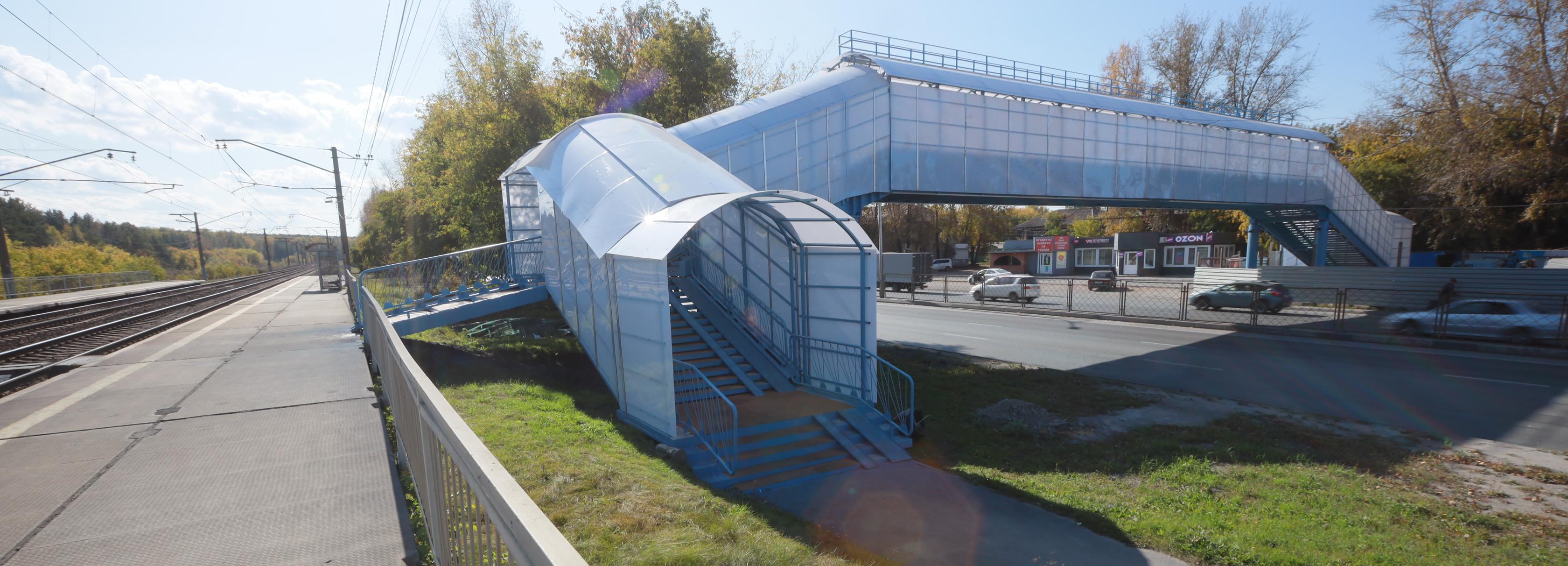 Мэр Кудрявцев: отремонтирован пешеходный мост у остановки «Прибрежный»