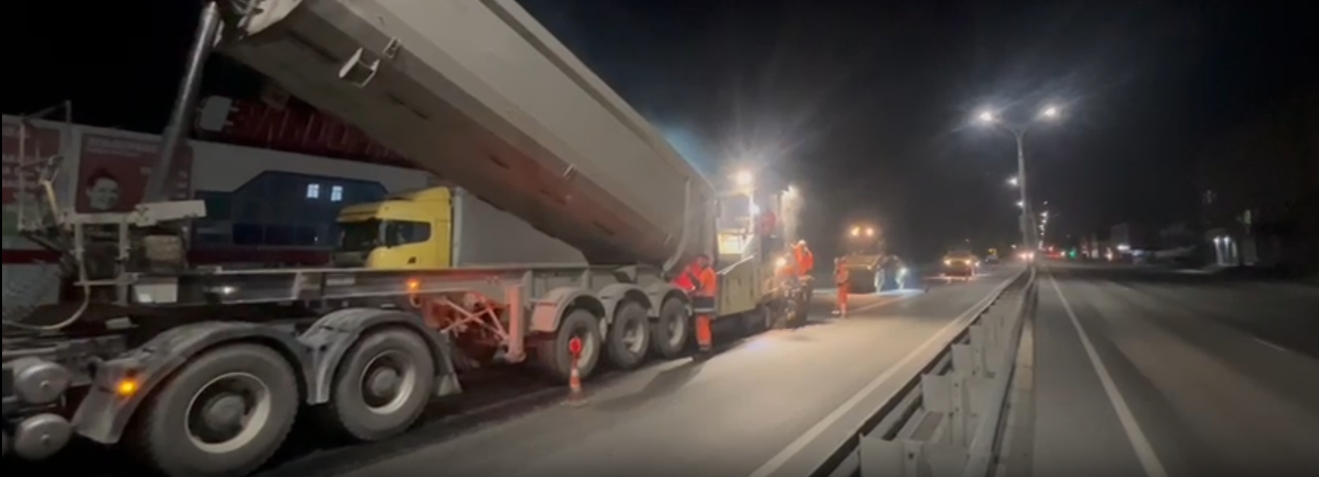 Бердское шоссе избавили от колеи по гарантии