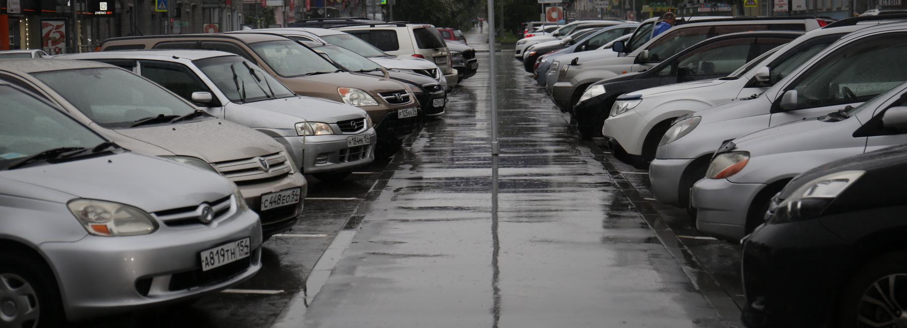 Около 500 парковочных мест создадут до конца года в Новосибирске