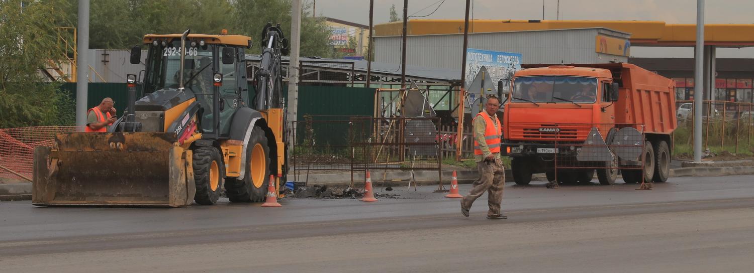 Реконструкцию перекрёстка на улице Большой закончат через полмесяца