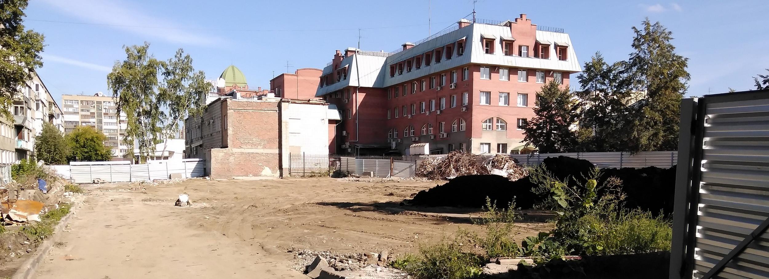 Взорвавшийся на Линейной дом полностью снесли — котлован засыпали