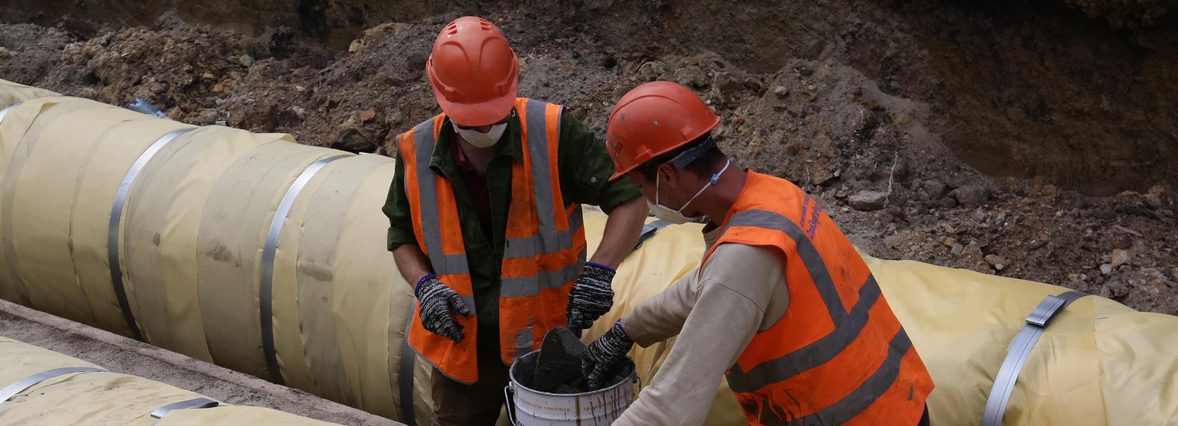 Движение на улице Автогенной сузили из-за ремонта теплотрассы
