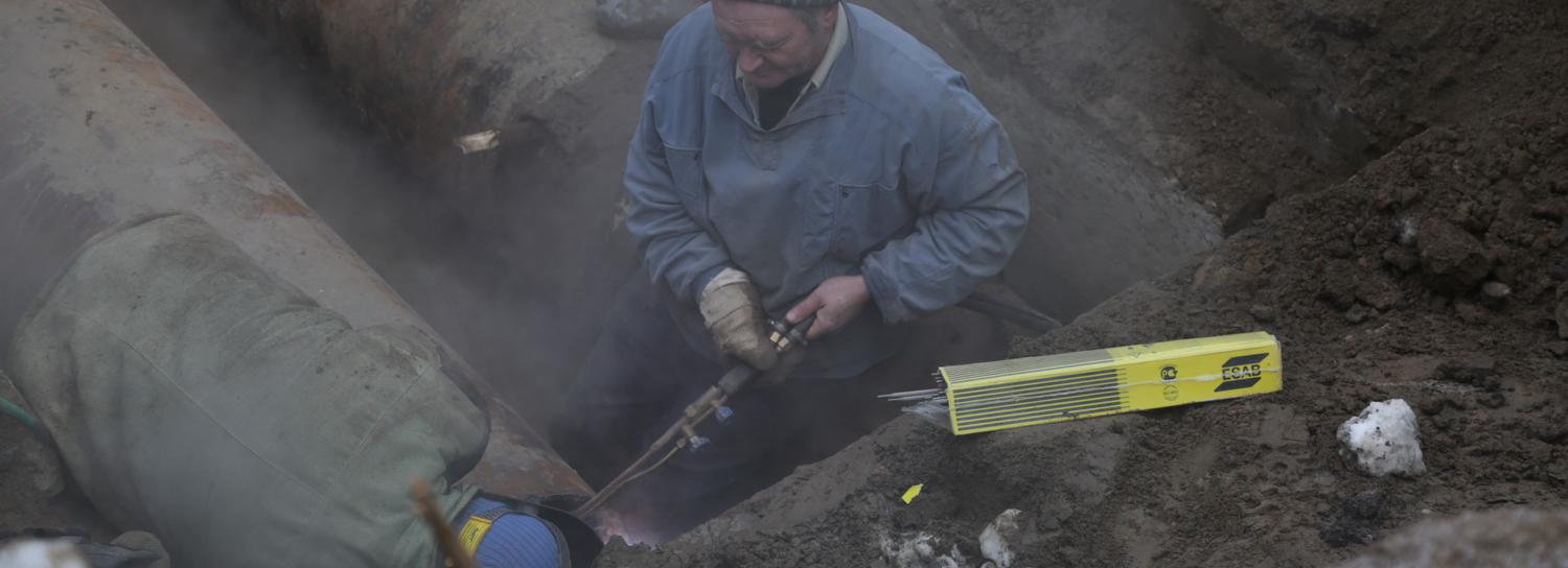 У фабрики «Синар» на улице Серебренниковской сузили дорогу