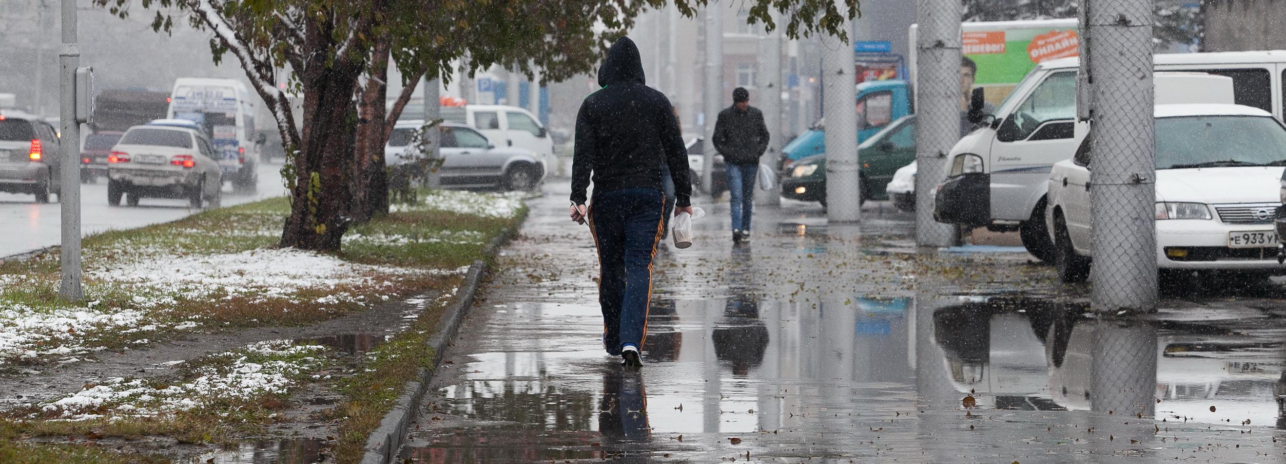 Первую гололедицу ожидают в Новосибирске в конце недели