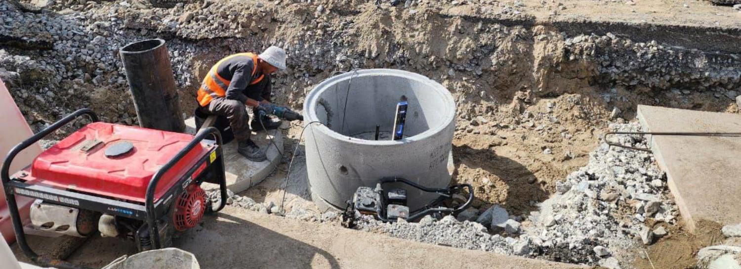 Мэр Кудрявцев: на Октябрьском мосту ставим новые дождеприёмники