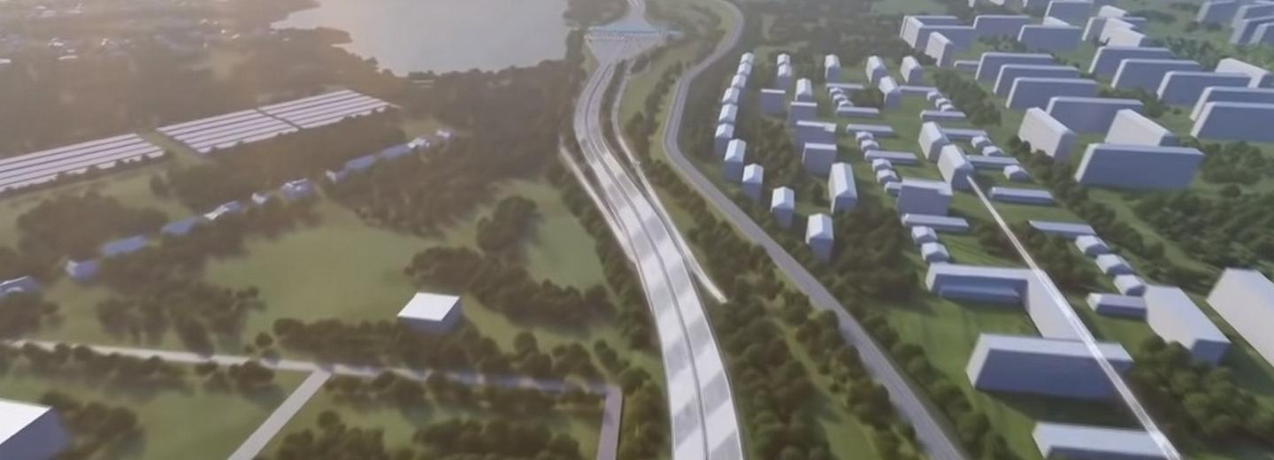 Мэрия разрешила строить дорогу к пункту взимания платы четвёртого моста