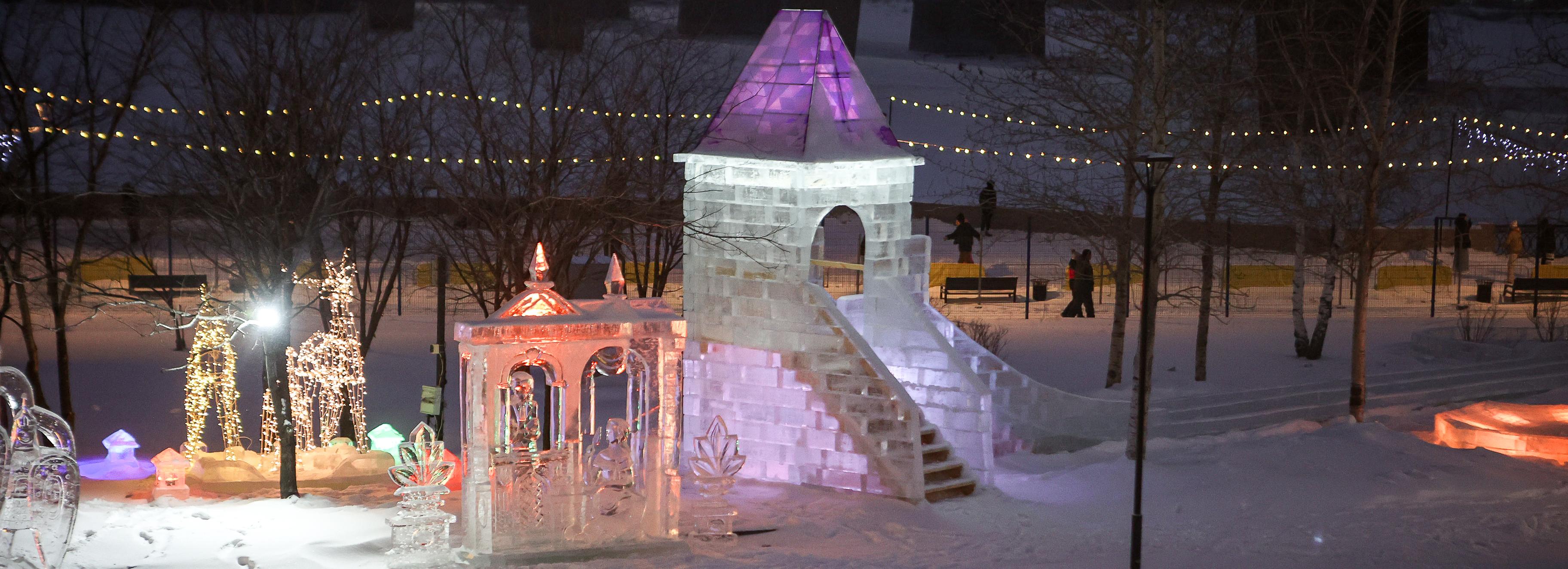 Стала известна дата закрытия ледового городка на Михайловской набережной
