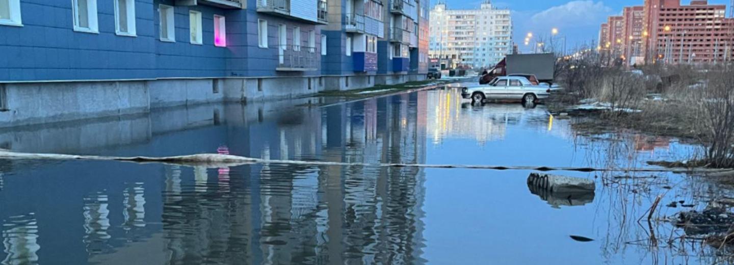 Спасатели осушили «озеро» возле дома на Чистой слободе