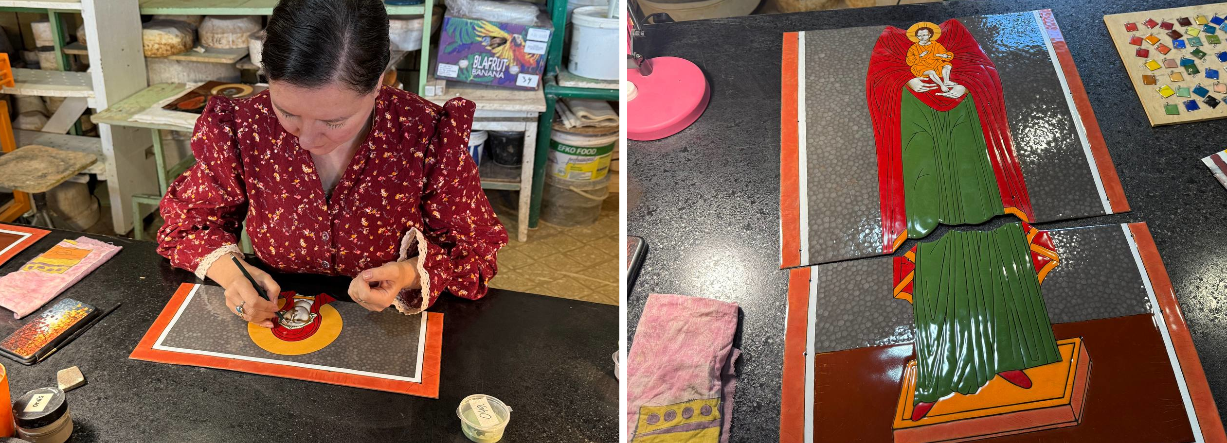 Уникальный иконостас из горячей эмали создают под Новосибирском