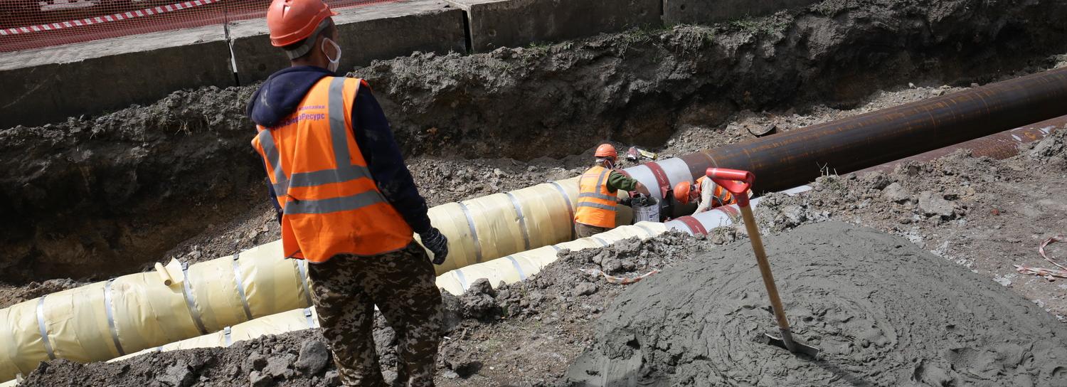 Улицы Толстого и Чаплыгина перекрыли из-за работ на теплотрассах
