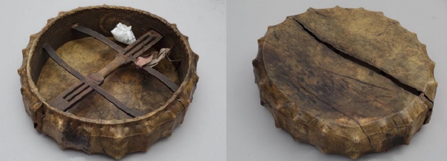 Новосибирские реставраторы «оживили» старинный шаманский бубен