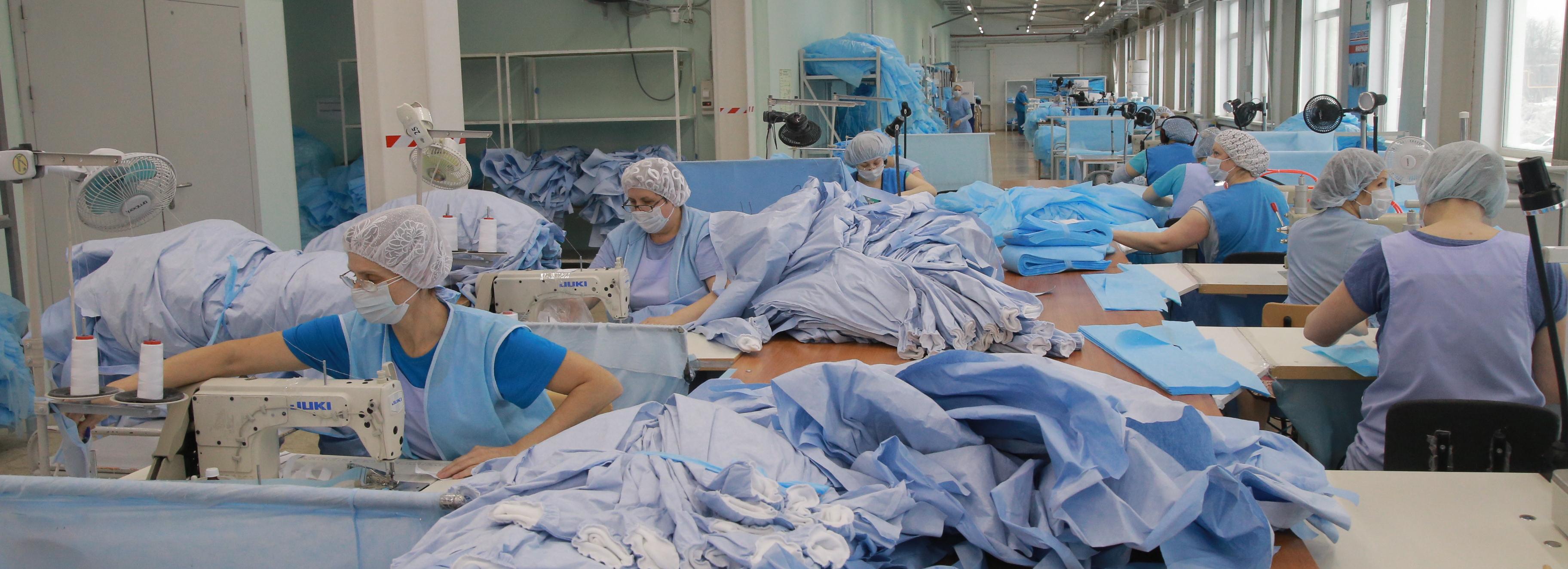 Три миллиона масок в месяц планируют делать в Бердске