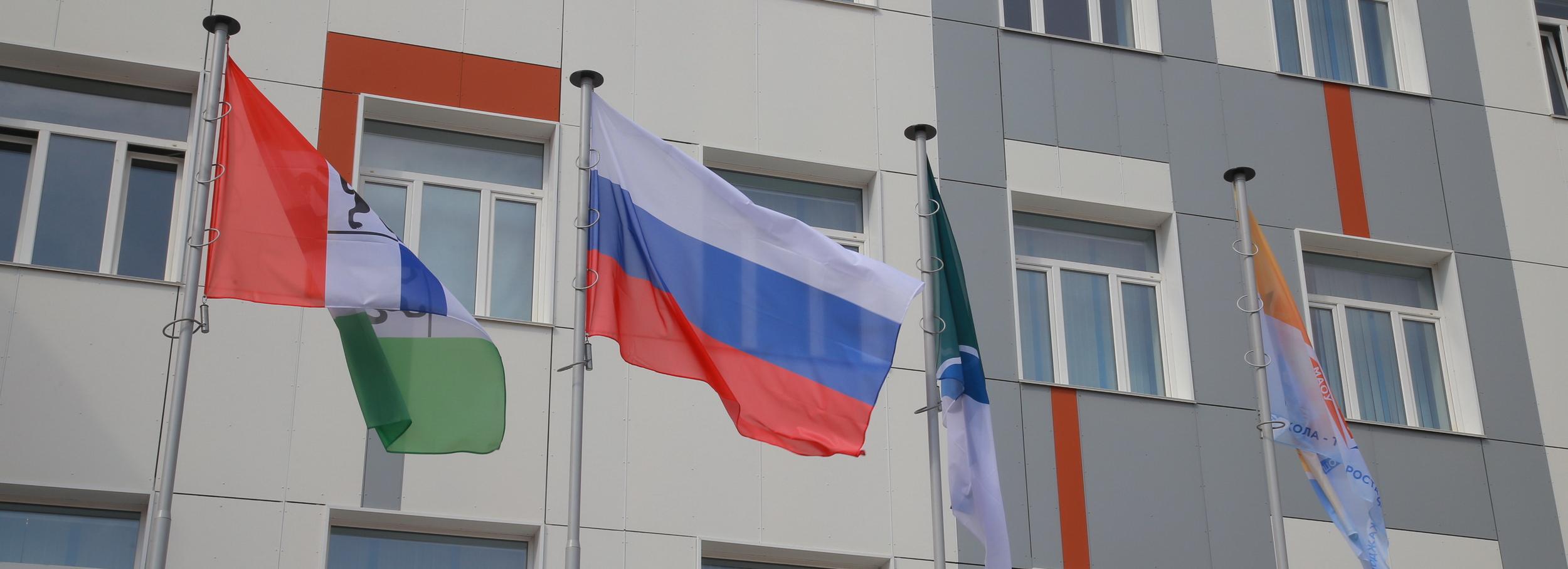 9-метровые уличные флагштоки установят у 123 школ в Новосибирске