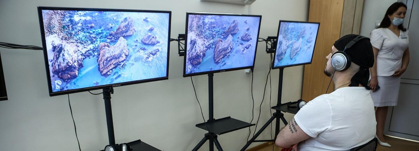 Восстановить психику после СВО помогают бойцам в стационарах госпиталя