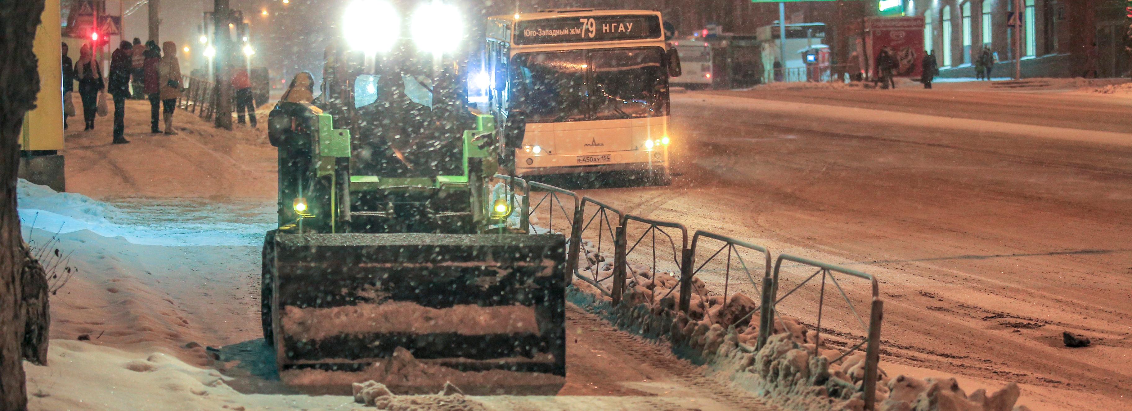 Где убирают снег в Новосибирске 19 февраля — список улиц
