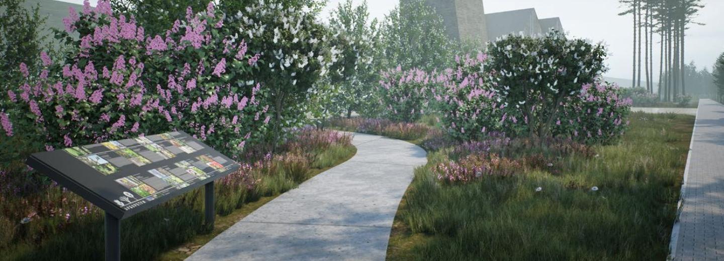 Официальное название дали будущему парку с набережной в Первомайке