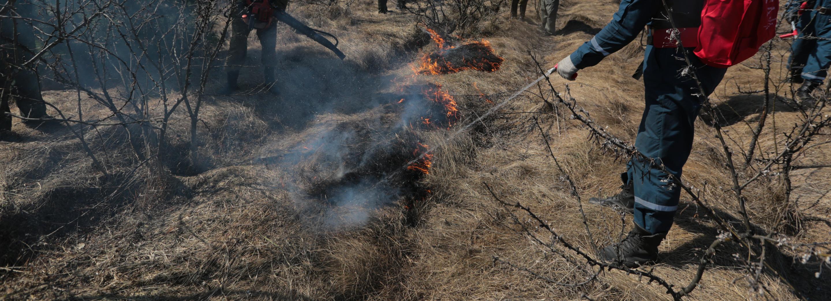 41 пожар случился за сутки в Новосибирской области