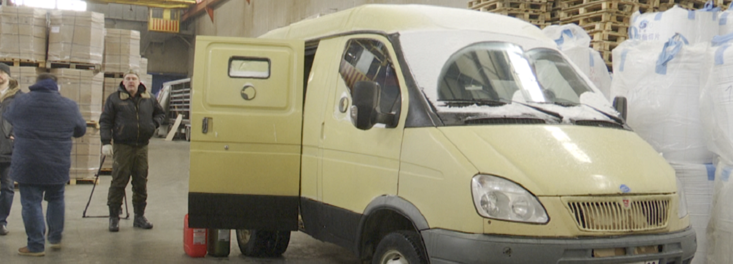 Бронированную «Газель» от Союза отцов отправили из Новосибирска в ДНР