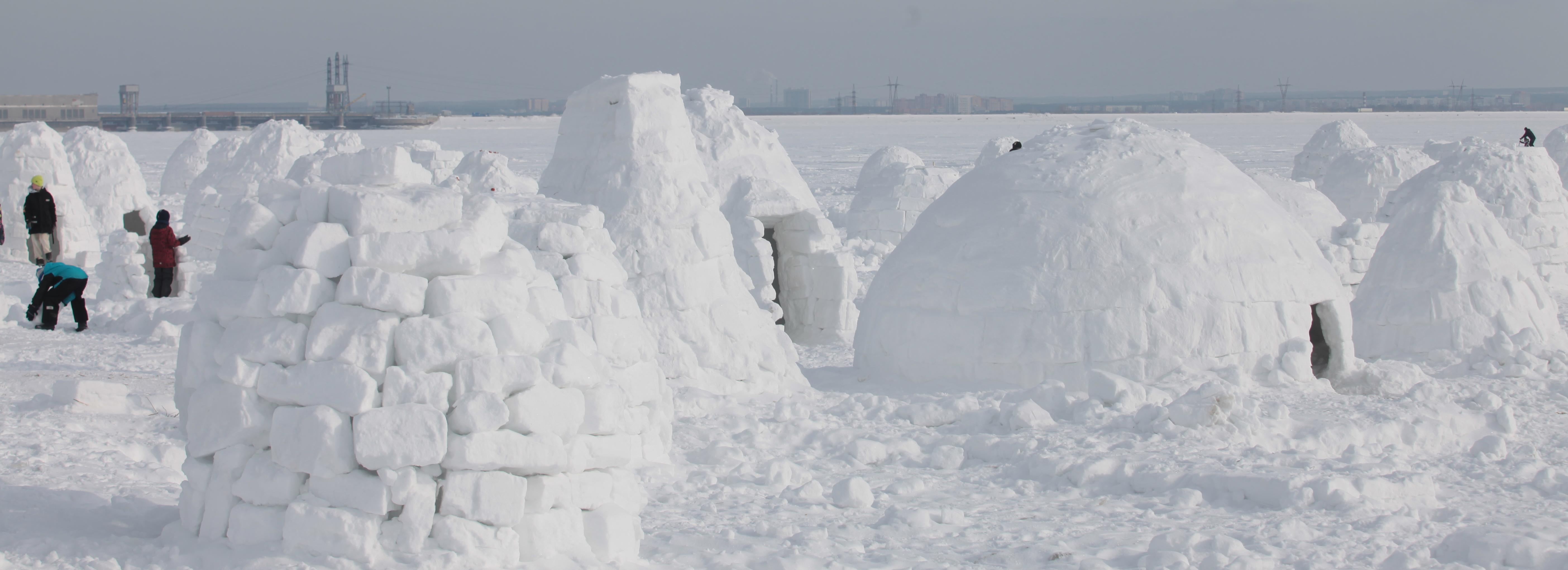 Новосибирский фестиваль по строительству иглу нацелился на мировой рекорд