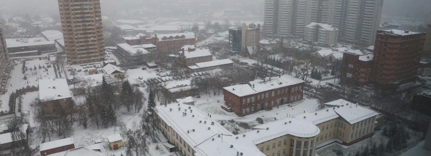 Метели со штормовым ветром идут в Новосибирскую область