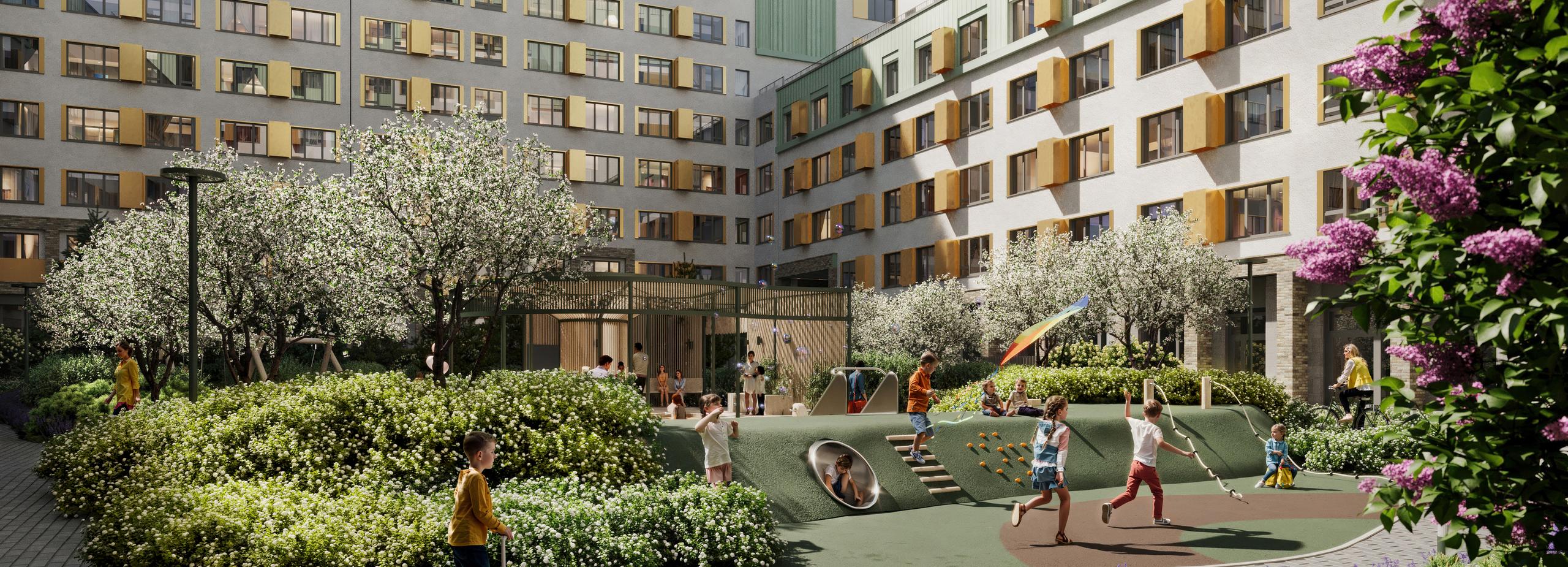 Как будет выглядеть один из кварталов в Клюквенном — показал застройщик