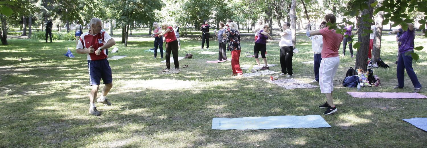 Сезон парковой гимнастики закроют 30 сентября в Новосибирске