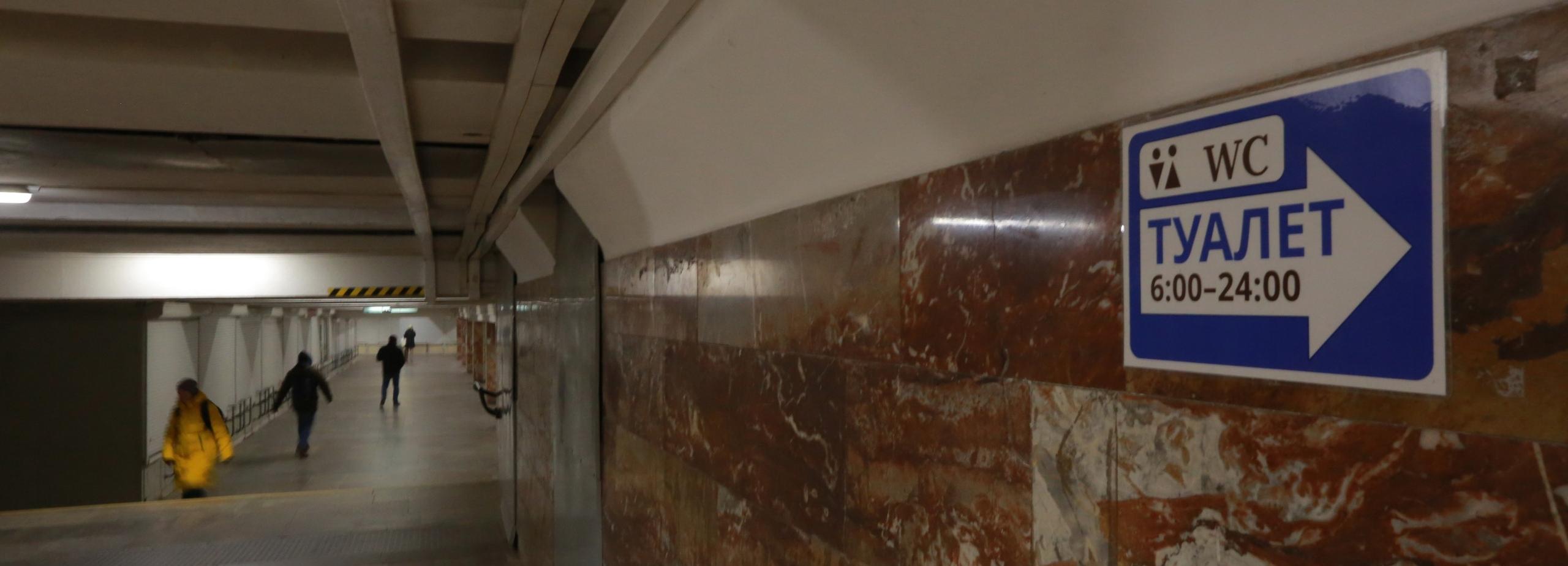Стоимость посещения туалета в новосибирском метро останется прежней