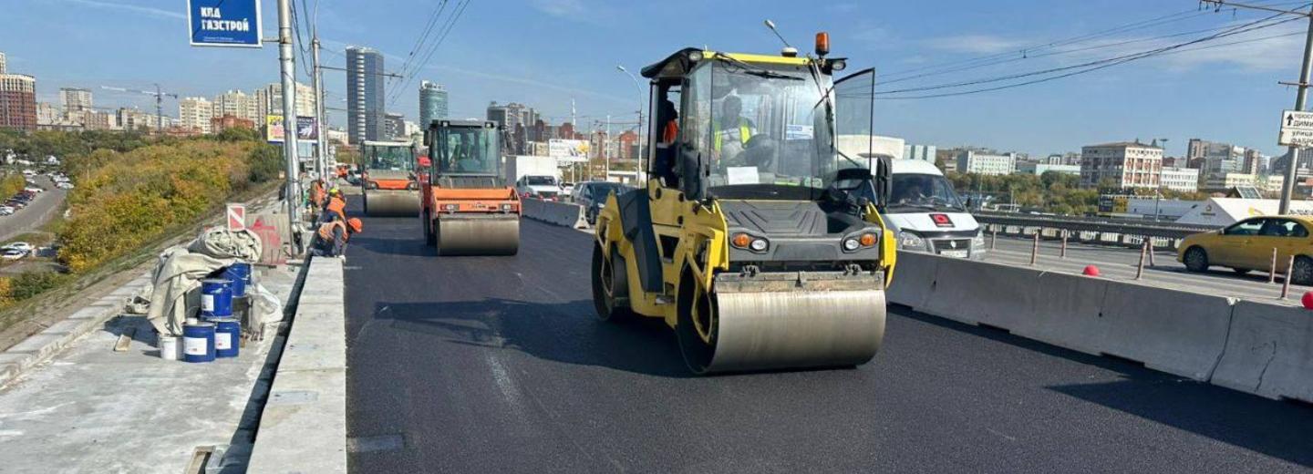 Мэр Кудрявцев: Димитровский мост начали закатывать в новый асфальт