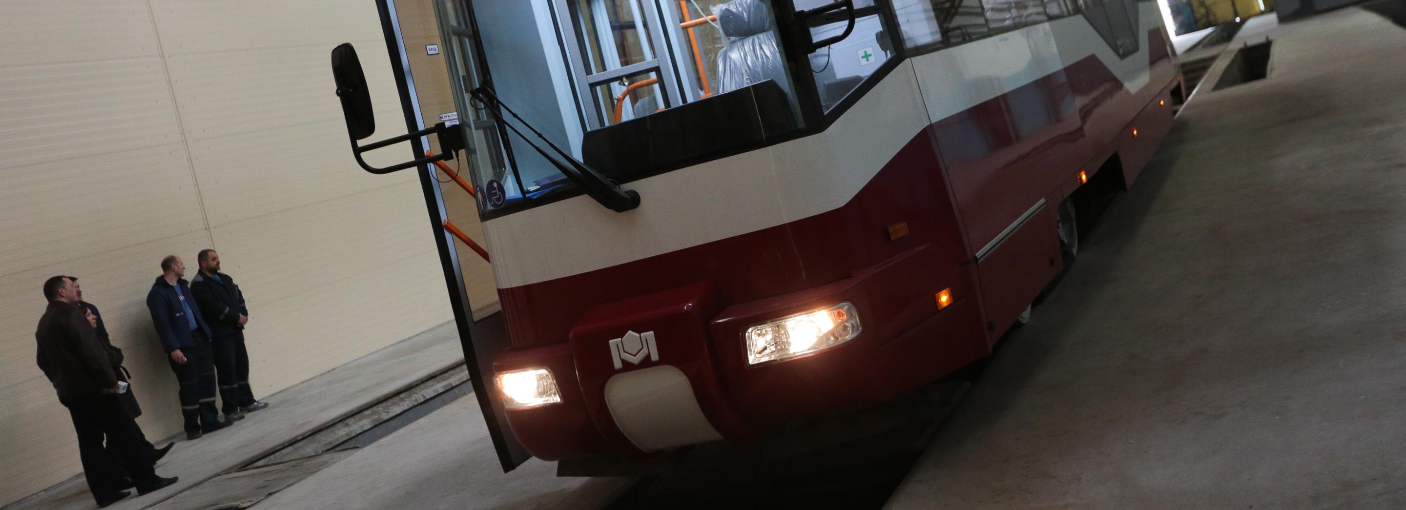 Белорусский трамвай выйдет на линию в Новосибирске ко Дню города