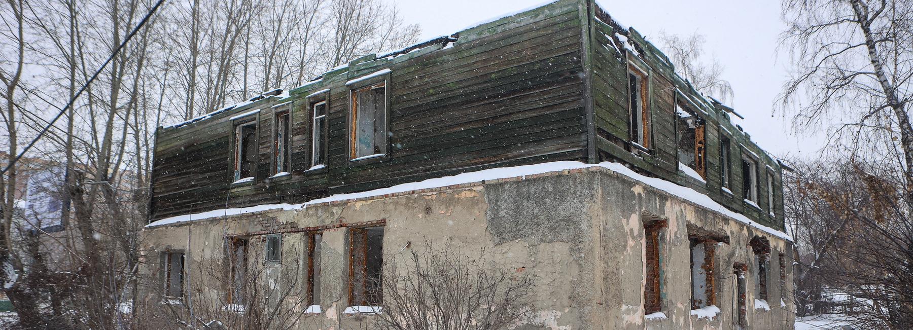 Мэрия ищет подрядчика для сноса 5 расселённых двухэтажек в Новосибирске