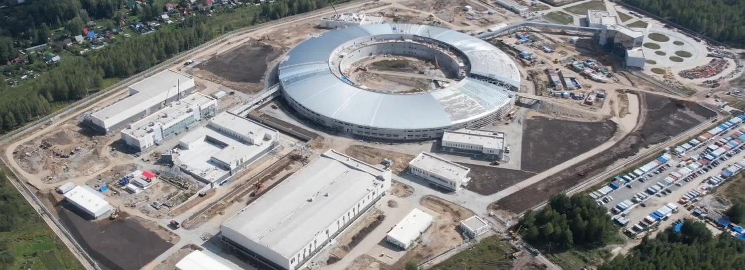 С высоты птичьего полёта показали готовность СКИФа под Новосибирском