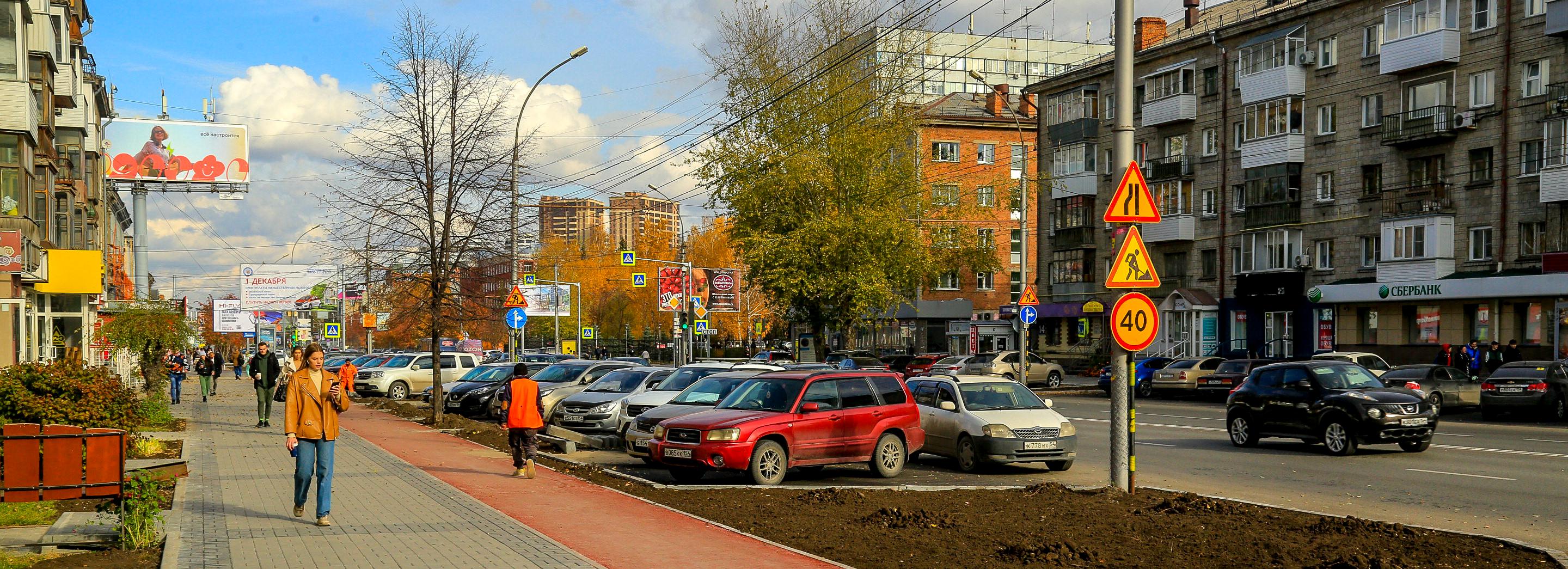 Видеокамеры установят на отремонтированном проспекте Маркса