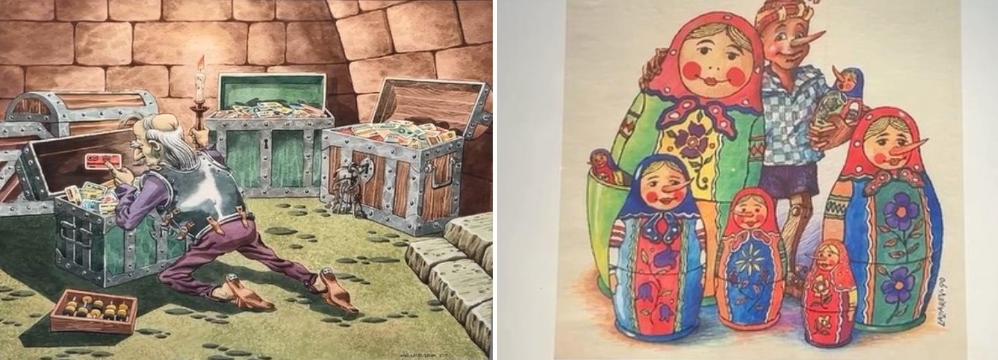 Усмехнуться и задуматься: в Новосибирске заработала выставка карикатур