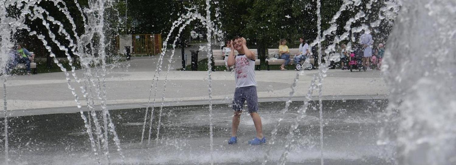 Светомузыкальный фонтан включат в Новосибирске ко Дню Победы