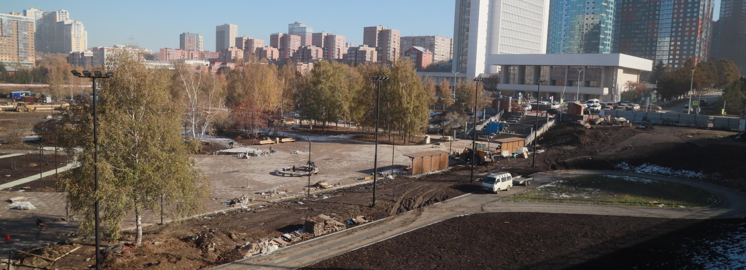 О готовности новых скверов к открытию рассказал мэр Кудрявцев