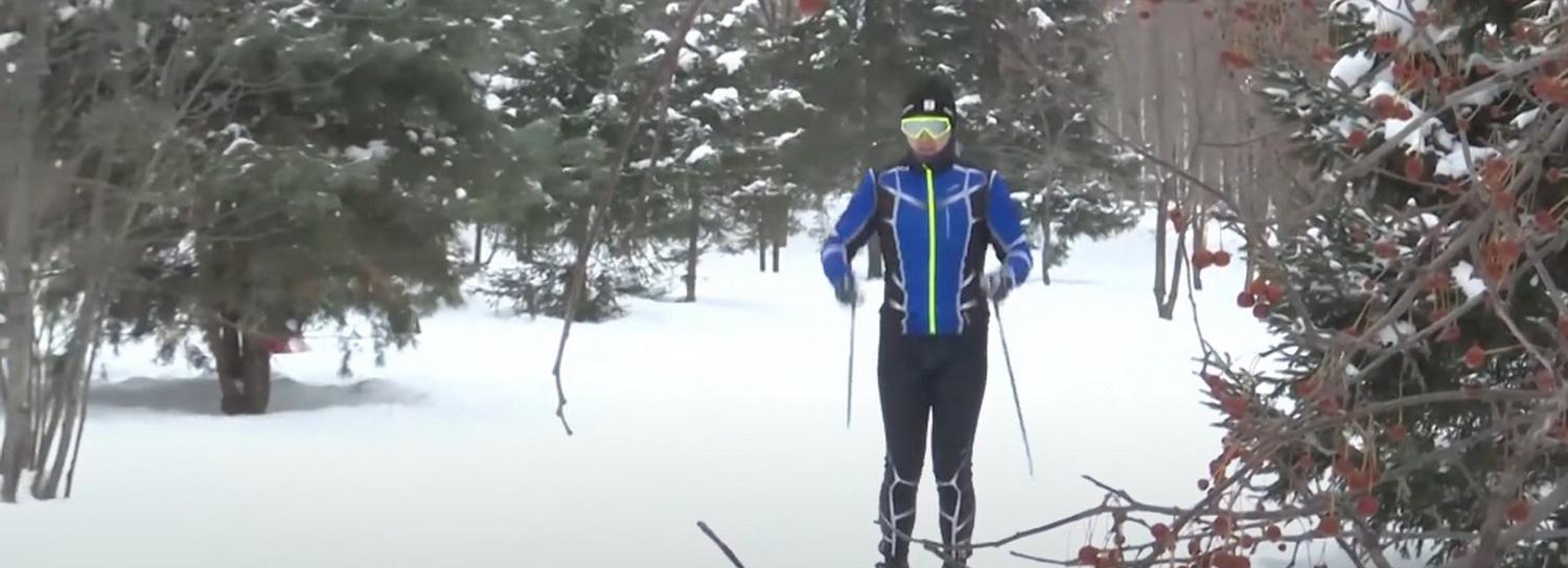 Лыжню в Нарымском сквере обновляют дважды в неделю