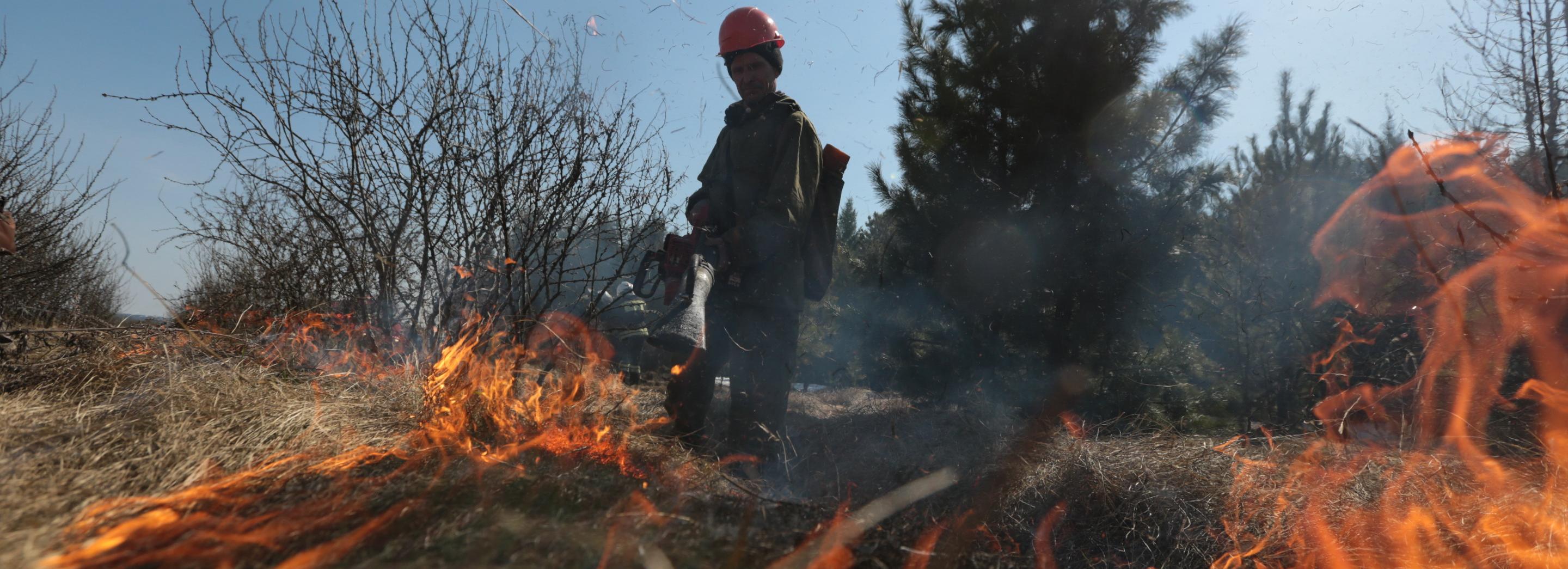 О чрезвычайной пожароопасности предупредили новосибирцев в МЧС