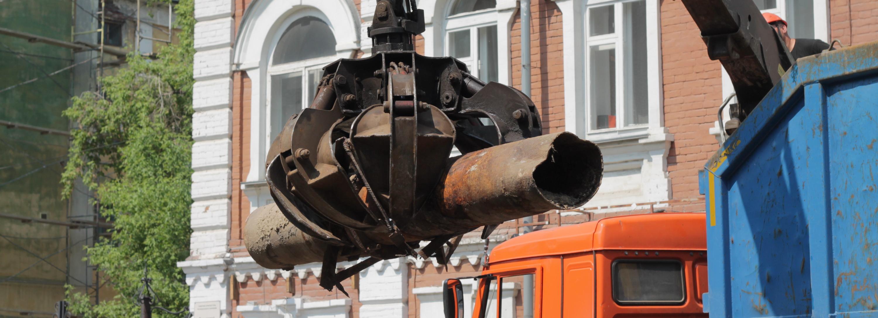 Масштабный ремонт теплотрассы на Чаплыгина закончат ко Дню города