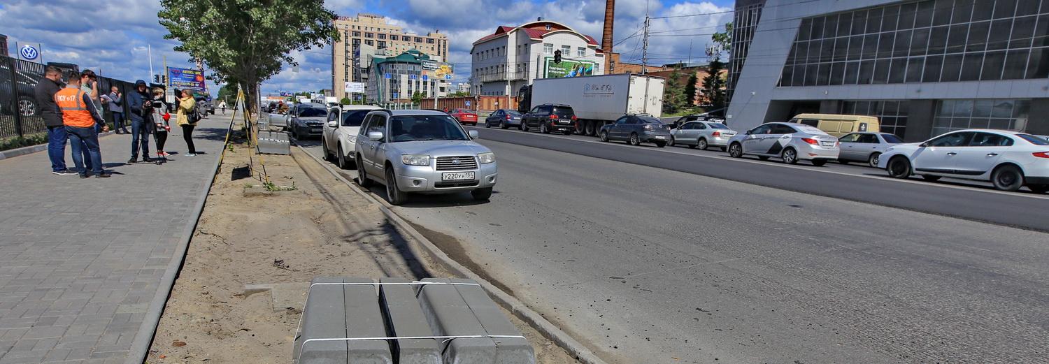 Километровый участок Большевистской отремонтируют к сентябрю