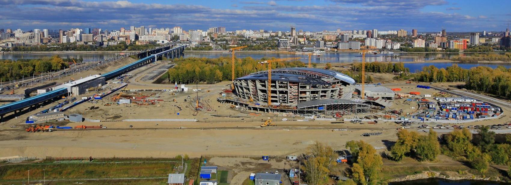 На стройке нового ЛДС в Новосибирске увеличили число рабочих