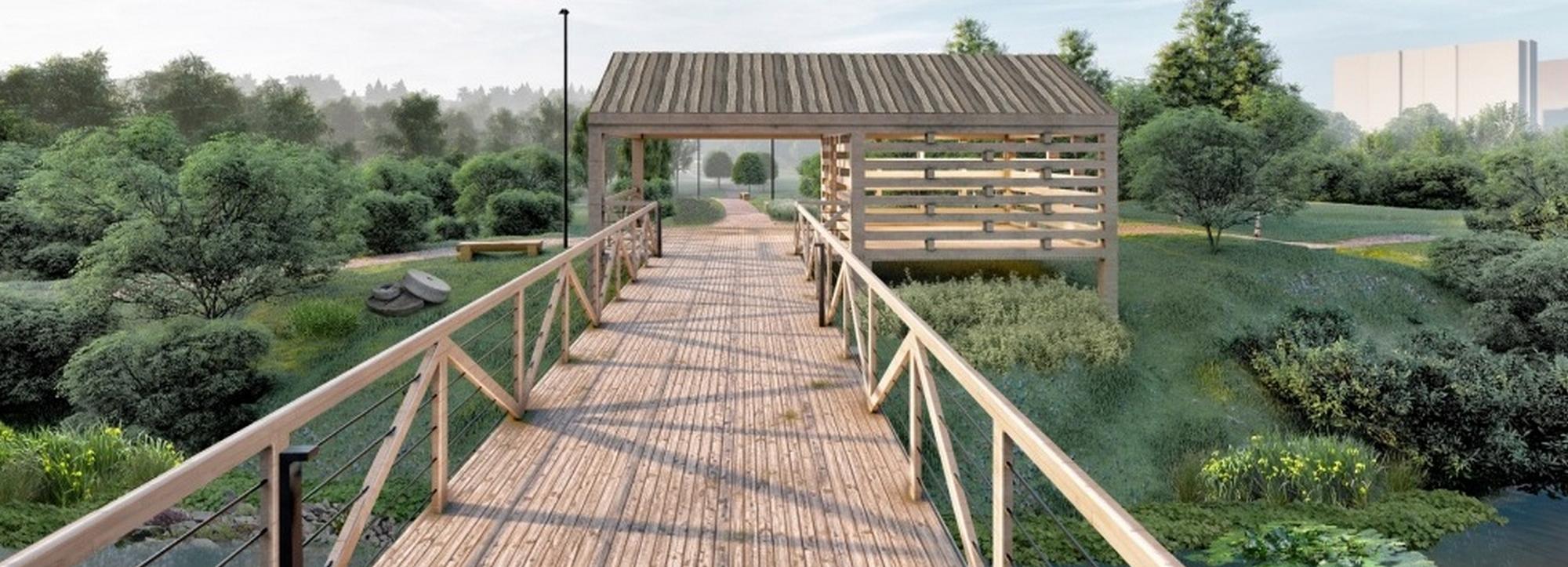 Ландшафтный парк в пойме реки Каменки начнут строить в апреле 2022 года